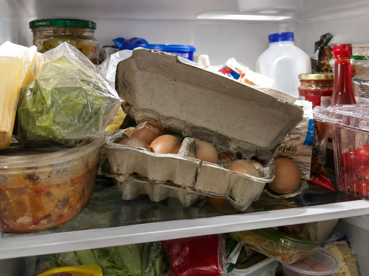 Digging Through a Messy Egg Carton Every Morning