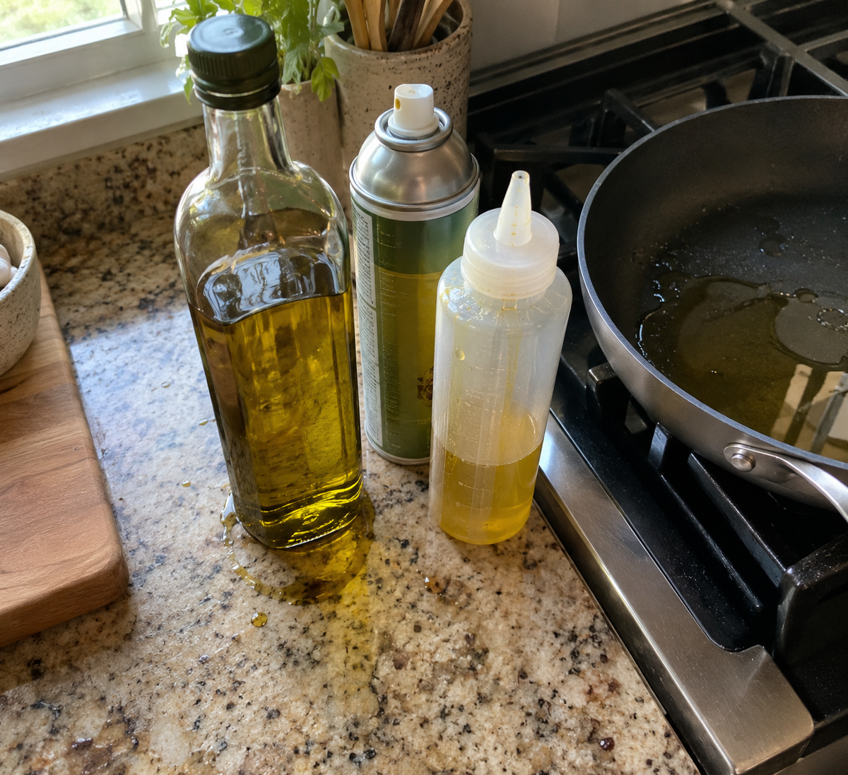 Tired of Juggling Three Different Bottles Every Time You Cook?