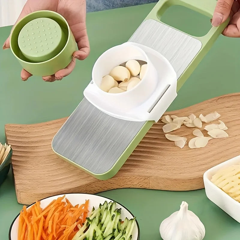 7-in-1 Vegetable Slicer & Grater Set with Interchangeable Blades