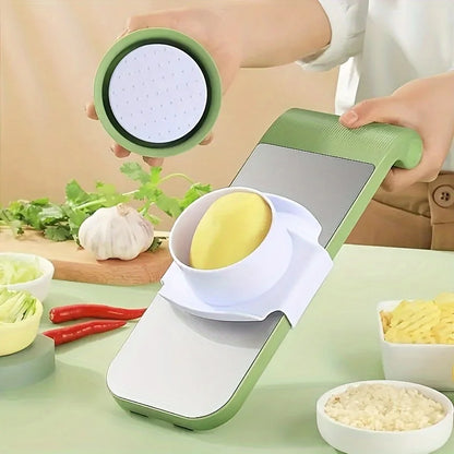 7-in-1 Vegetable Slicer & Grater Set with Interchangeable Blades