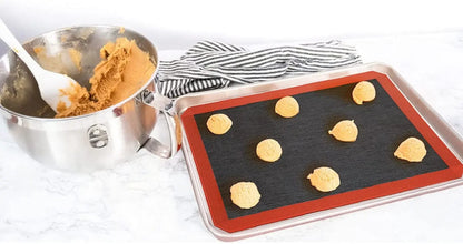 Reusable Perforated Baking Mat for Cookies & Bread