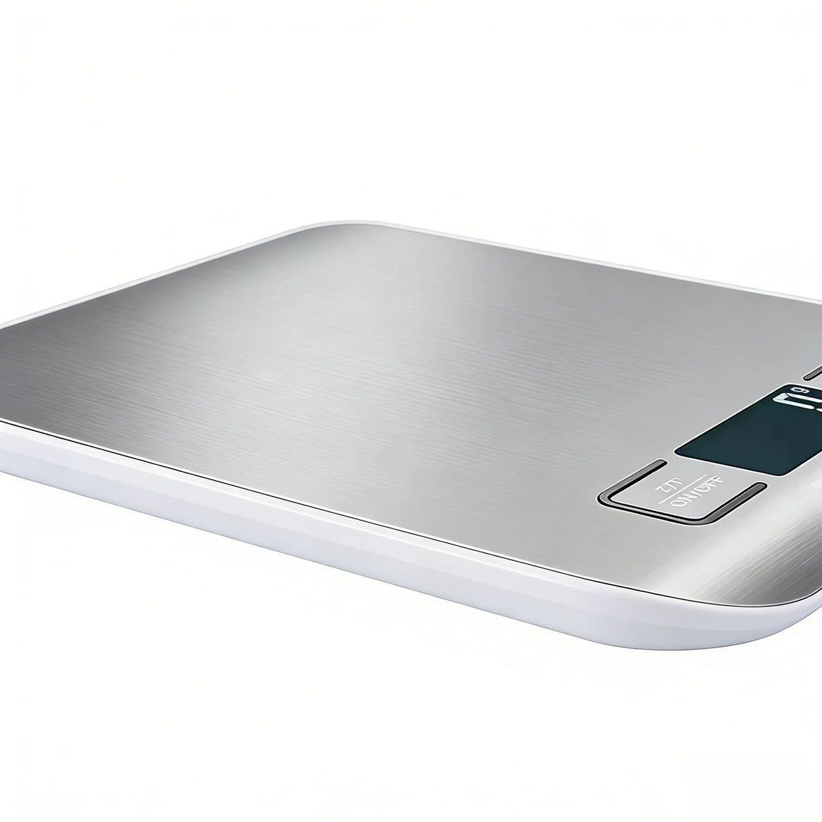 Stainless Steel Food Scale with LED Display, 1g Accuracy