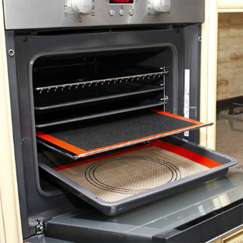 Reusable Perforated Baking Mat for Cookies & Bread
