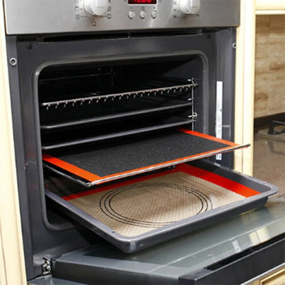Reusable Perforated Baking Mat for Cookies & Bread