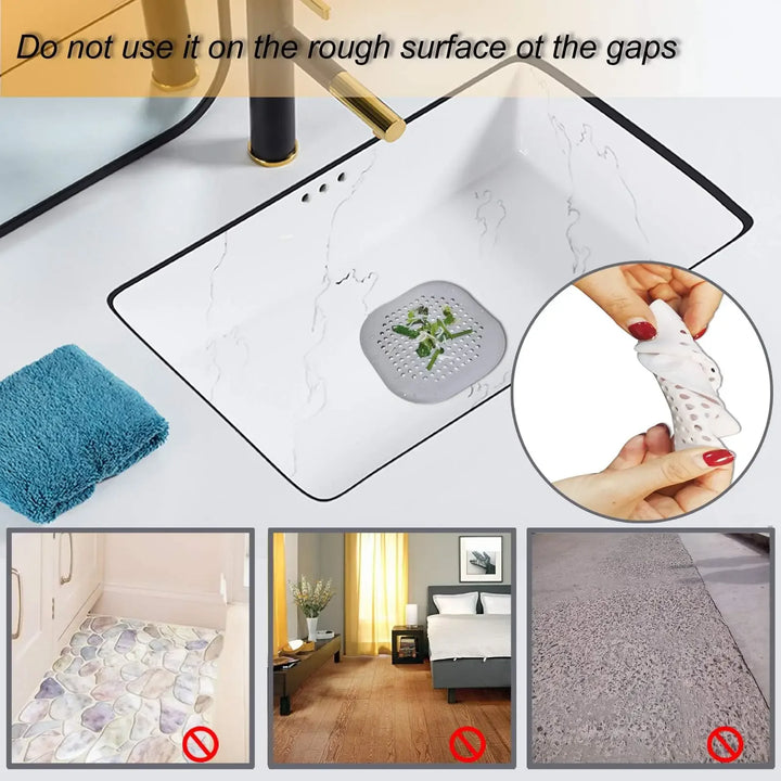 Silicone Drain Stopper with Hair Catcher – Kitchen & Bathroom