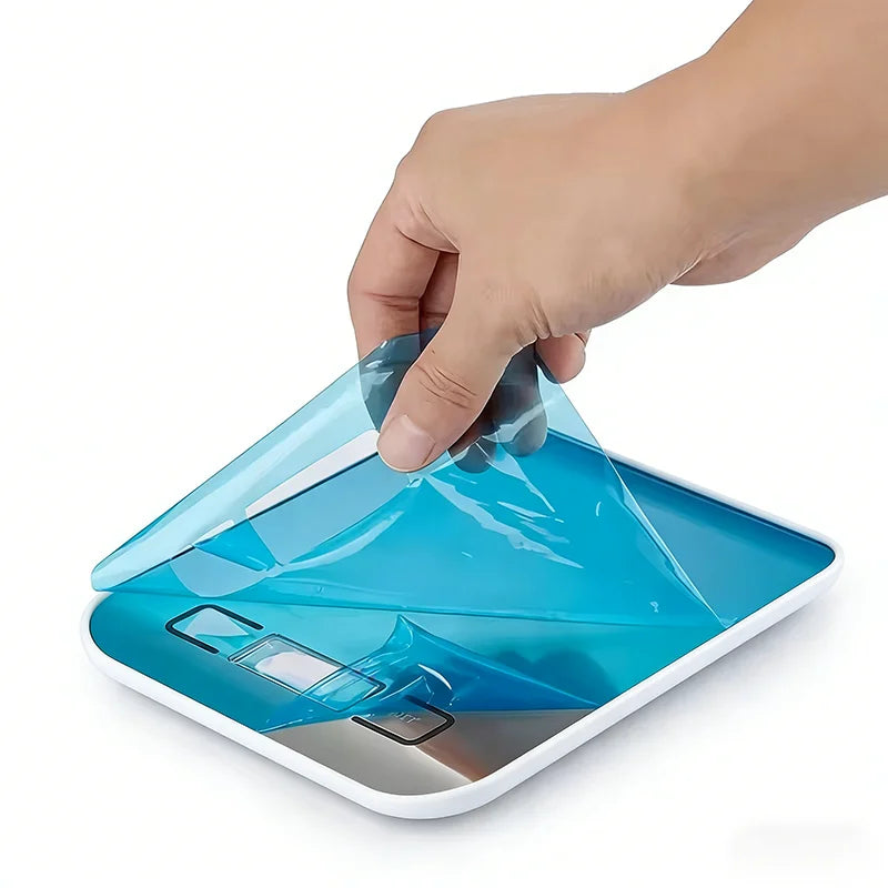 Stainless Steel Food Scale with LED Display, 1g Accuracy