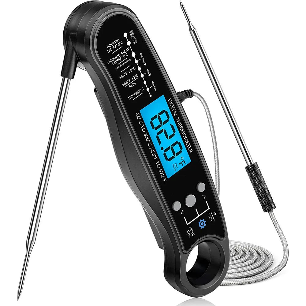 Dual Probe Digital Meat Thermometer with Backlight