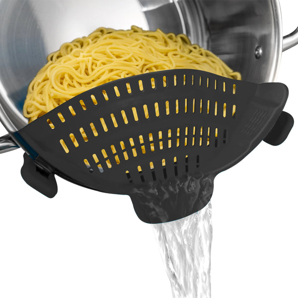 Silicone Clip-On Strainer – Adjustable Pot & Pan Strainer