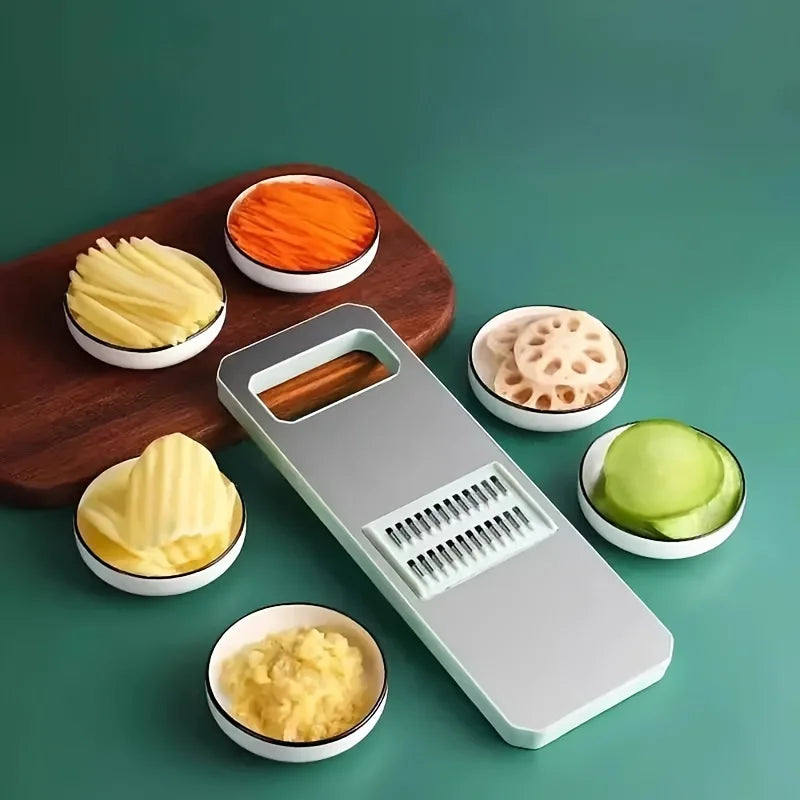 7-in-1 Vegetable Slicer & Grater Set with Interchangeable Blades