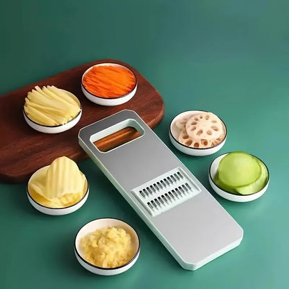 7-in-1 Vegetable Slicer & Grater Set with Interchangeable Blades