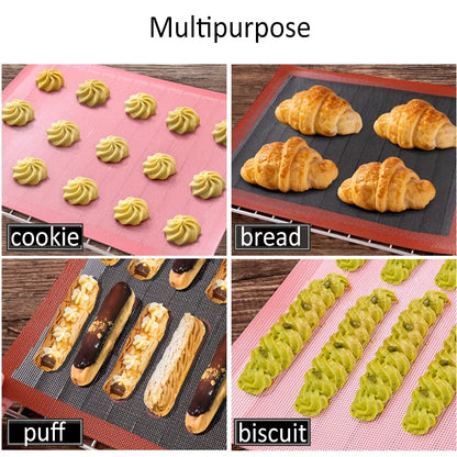 Reusable Perforated Baking Mat for Cookies & Bread