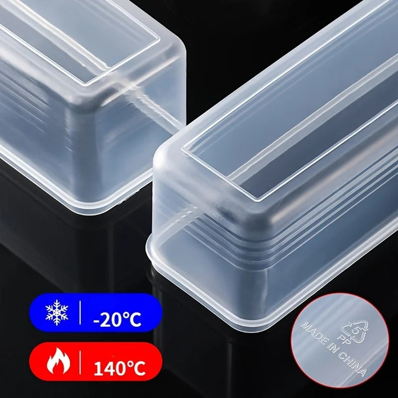 4-Pack Reusable Plastic Food Containers with Lids – Airtight & Stackable