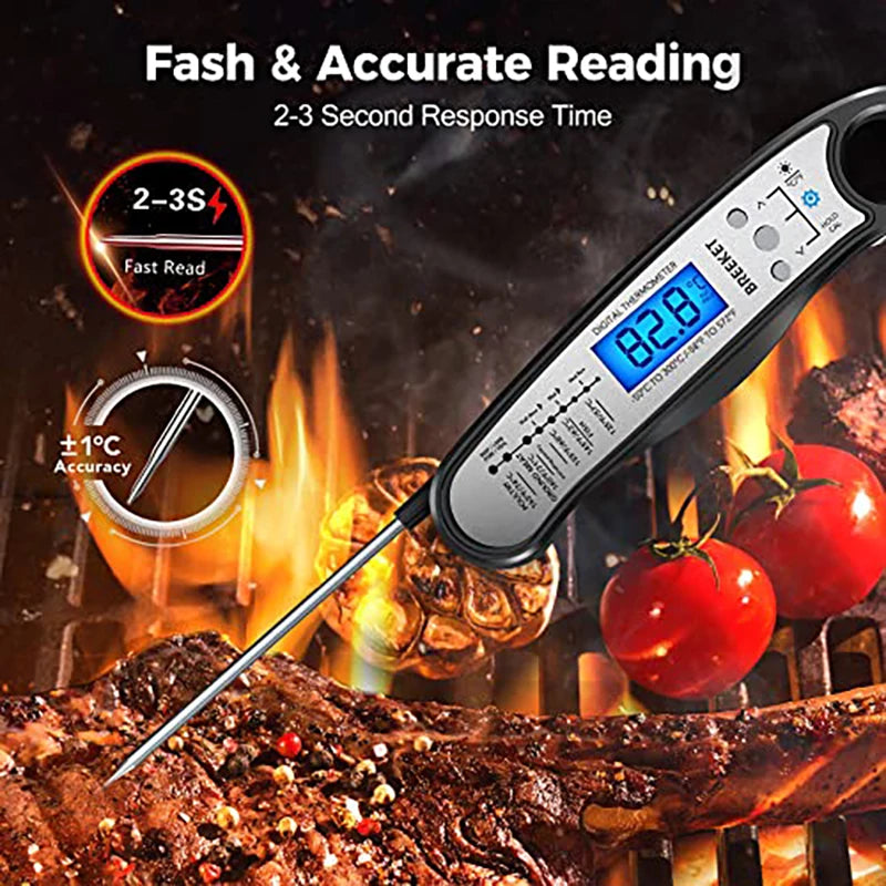 Dual Probe Digital Meat Thermometer with Backlight